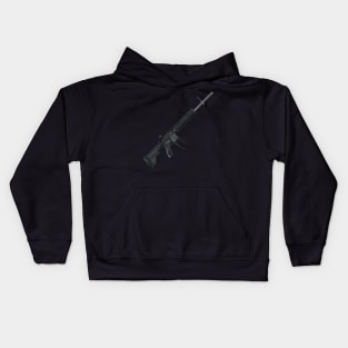 HK416 Assault Rifle Kids Hoodie